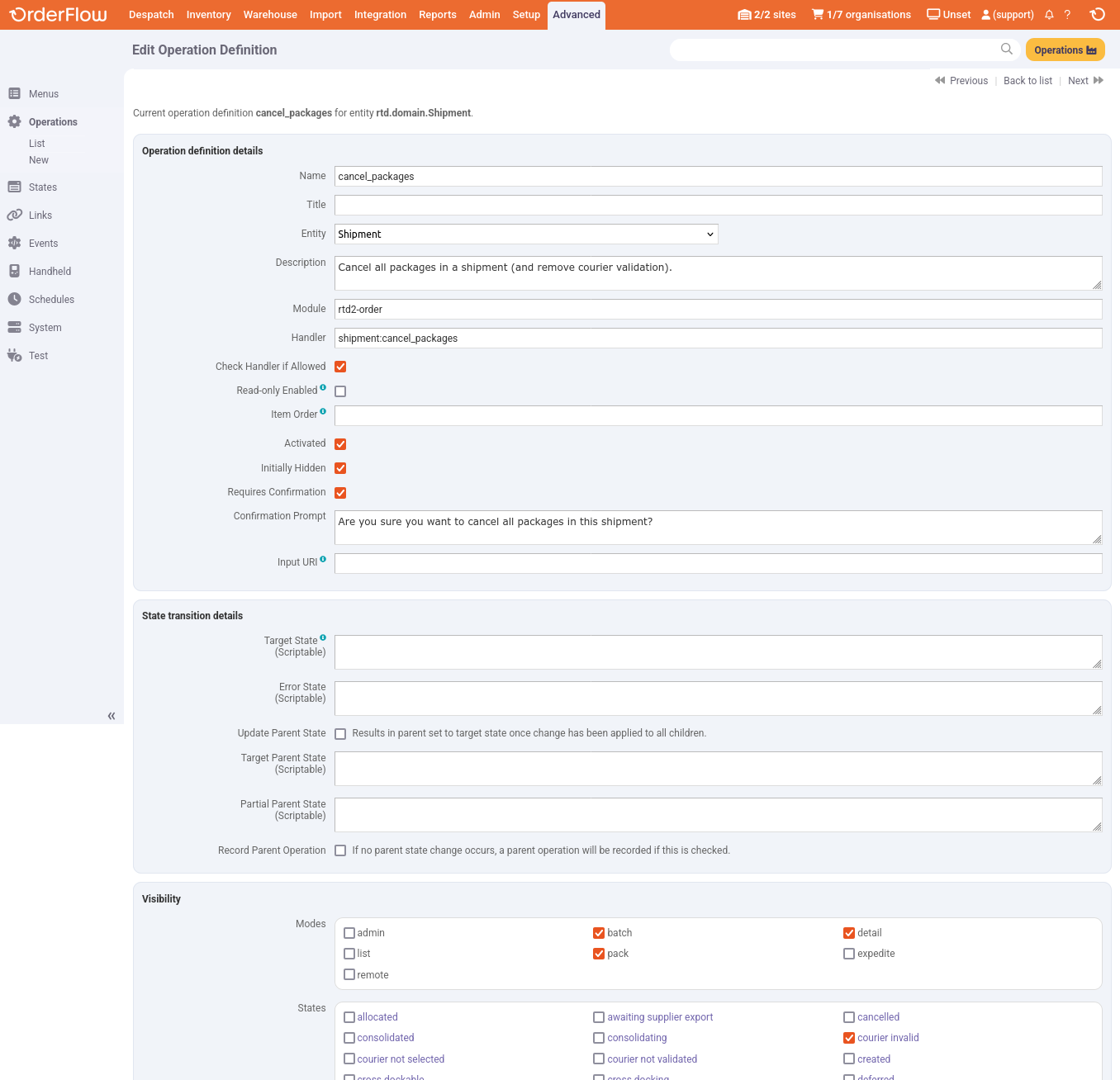 Operation Definition