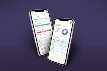 OrderFlow warehouse management system running on mobile devices