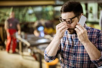 Frustrated warehouse manager